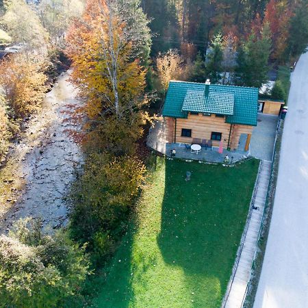 Ferienwohnungen Blockhaus - Zwergenhaeusl Grünau im Almtal Extérieur photo