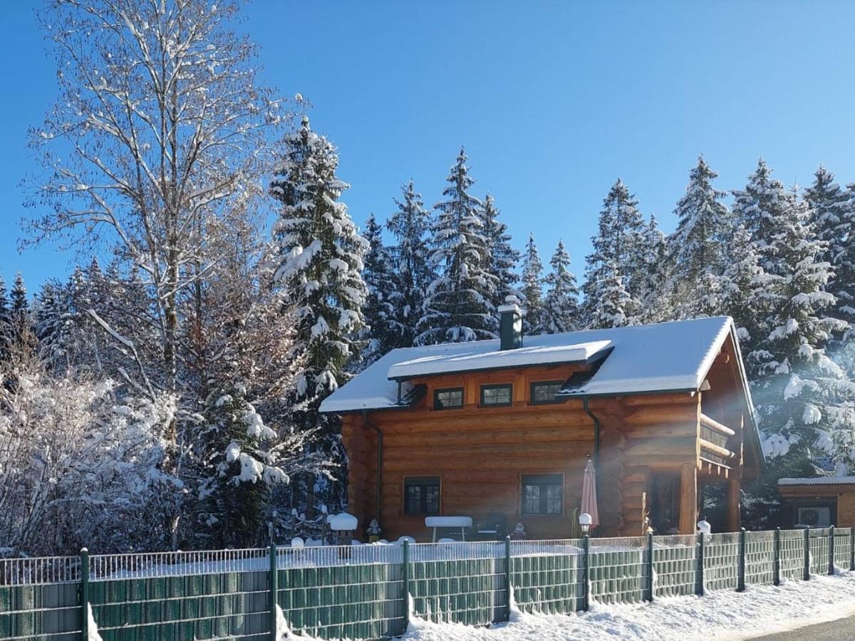Ferienwohnungen Blockhaus - Zwergenhaeusl Grünau im Almtal Extérieur photo
